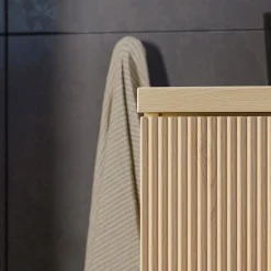 Garnero Arredamenti Mobile bagno sospeso 120cm cannettato rovere Pretty Hot