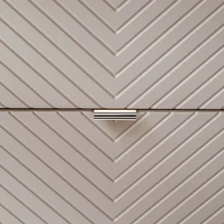 Garnero Arredamenti Mobile bagno sospeso 80cm con lavabo 2 cassetti beige cashmere Neutry Best