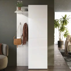 Garnero Arredamenti Mobile ingresso 95x186h cm bianco lucido Sunset 110 Sale