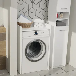 Garnero Arredamenti Mobile lavatrice 64x98h cm bianco opaco Pola Outlet