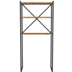 Garnero Arredamenti Mobile lavatrice 66x160h cm industrial metallo Canarie Rovere New