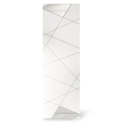 Garnero Arredamenti Mobile multiuso ingresso 60x187h cm appendiabiti bianco lucido specchio Olimpo New