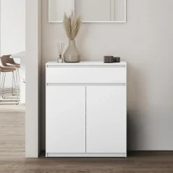 Garnero Arredamenti Mobile multiuso ingresso 92x107h cm con cassetto bianco Accent Bianco Opaco Sale