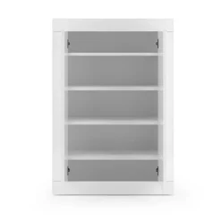 Garnero Arredamenti Mobile multiuso ingresso 78x116h cm scarpiera bianco lucido Eternity Discount