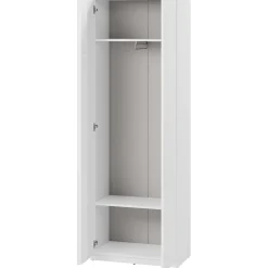 Garnero Arredamenti Mobile multiuso ingresso 69x200h cm appendiabiti bianco Accent Bianco Opaco