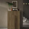 Garnero Arredamenti Mobile multiuso ingresso 78x116h cm scarpiera rovere scuro Alvarez Online