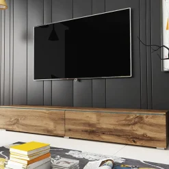 Garnero Arredamenti Mobile porta TV sospeso 180x30h cm 2 ante design Silvia Rovere Outlet