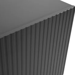 Garnero Arredamenti Mobile porta TV 150x52h cm 2 ante cannettato Essence Antracite Best