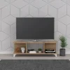 Garnero Arredamenti Mobile porta TV 120x34h cm moderno rovere Spike Outlet