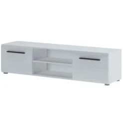 Garnero Arredamenti Mobile porta TV 160x40h cm moderno soggiorno bianco lucido Cold Clearance