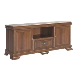 Garnero Arredamenti Mobile TV 158x59h cm 2 ante 1 cassetto arte povera quercia Kelly Noce Best