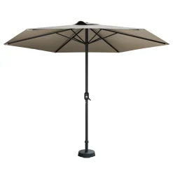 Garnero Arredamenti Ombrellone da giardino 300x300cm nero Fiorella Beige Sale