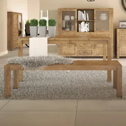 Garnero Arredamenti Panca da interno 160x45cm quercia Clyde