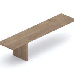 Garnero Arredamenti Panca da terra 184x45h cm rovere scuro Sunset Noce Sale