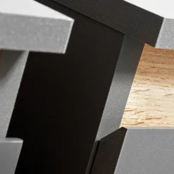 Garnero Arredamenti Parete attrezzata 175x148h cm rovere antracite Siviglia Gihome® Best