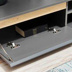 Garnero Arredamenti Parete attrezzata 175x148h cm rovere antracite Siviglia Gihome® Best