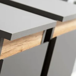 Garnero Arredamenti Parete attrezzata 175x148h cm rovere antracite Siviglia Gihome® Best