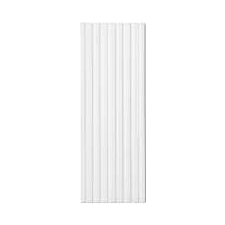 Garnero Arredamenti Pensile bagno sospeso 20x57h cm cannettato 1 anta bianco Cleany Bianco Opaco Clearance