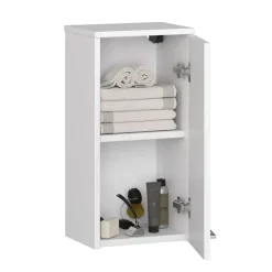 Garnero Arredamenti Pensile bagno sospeso 30x60h cm 1 anta bianco Woters
