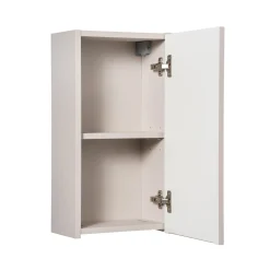 Garnero Arredamenti Pensile bagno sospeso 30x57h cm cannettato 1 anta Cleany Beige Discount