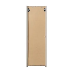 Garnero Arredamenti Pensile bagno sospeso 20x57h cm cannettato 1 anta Cleany Beige Clearance