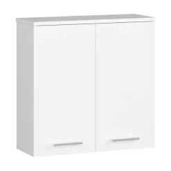 Garnero Arredamenti Pensile bagno sospeso 60x60h cm 2 ante bianco Woters Bianco Opaco New