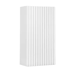 Garnero Arredamenti Pensile bagno sospeso 30x57h cm cannettato 1 anta bianco Cleany Bianco Opaco Clearance