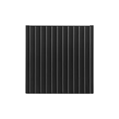 Garnero Arredamenti Pensile cubo bagno sospeso 30x30h cm cannettato 1 anta Cleany Nero New