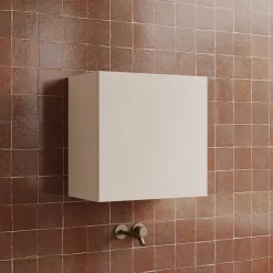 Garnero Arredamenti Pensile cubo sospeso bagno 55x50h cm 1 anta reversibile   Sunset Beige Discount