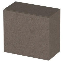 Garnero Arredamenti Pensile cubo sospeso bagno 55x50h cm 1 anta reversibile scuro Sunset Marrone Sale