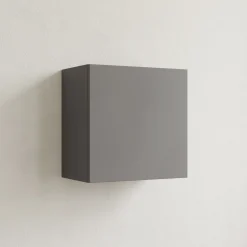 Garnero Arredamenti Pensile cubo sospeso 55x50h cm 1 anta reversibile Sunset Grigio scuro Outlet