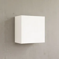 Garnero Arredamenti Pensile cubo sospeso 55x50h cm 1 anta reversibile Sunset Bianco Lucido Discount