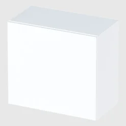 Garnero Arredamenti Pensile cubo sospeso 55x50h cm 1 anta reversibile Sunset Bianco Lucido Discount