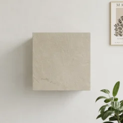 Garnero Arredamenti Pensile cubo sospeso 55x50h cm 1 anta reversibile Sunset Tortora Discount