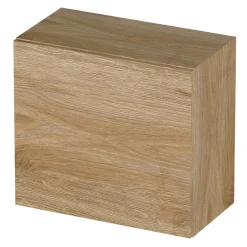 Garnero Arredamenti Pensile cubo sospeso 55x50h cm 1 anta reversibile Sunset Rovere Chiaro Discount