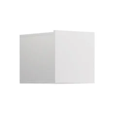 Garnero Arredamenti Pensile cubotto sospeso 30x30h cm 1 anta bianco Erice Gihome® Bianco Opaco