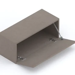 Garnero Arredamenti Pensile da parete orizzontale 69x29h cm 1 anta reversibile bronzo Sunset Marrone Sale