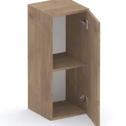 Garnero Arredamenti Pensile verticale 29x69h cm 1 anta reversibile rovere scuro Sunset Noce Discount