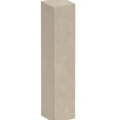 Garnero Arredamenti Pensile verticale 29x138h cm 1 anta reversibile moderno Sunset Tortora Discount