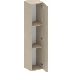 Garnero Arredamenti Pensile verticale 29x138h cm 1 anta reversibile moderno Sunset Tortora Discount