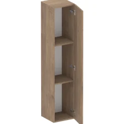 Garnero Arredamenti Pensile verticale 29x138h cm 1 anta reversibile moderno rovere scuro Sunset Noce Sale