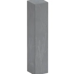 Garnero Arredamenti Pensile verticale 29x138h cm 1 anta reversibile moderno Sunset Antracite Best