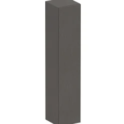 Garnero Arredamenti Pensile verticale 29x138h cm 1 anta reversibile moderno nero Sunset Ossido