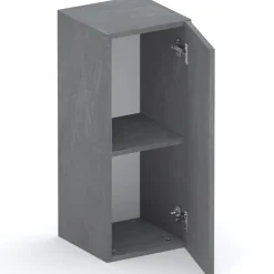 Garnero Arredamenti Pensile verticale 29x69h cm 1 anta reversibile Sunset Antracite Discount