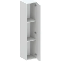 Garnero Arredamenti Pensile verticale 29x138h cm 1 anta reversibile moderno Sunset Grigio chiaro Clearance