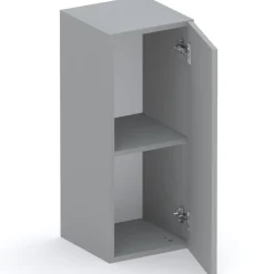 Garnero Arredamenti Pensile verticale  29x69h cm 1 anta reversibile Sunset Grigio scuro