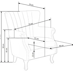 Garnero Arredamenti Poltrona classica relax imbottita in velluto verde scuro Mazia Tessuto Vellutino Verde Hot