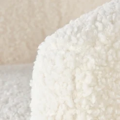 Garnero Arredamenti Poltrona da salotto in tessuto panna e acciaio oro Camel Hot