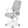 Garnero Arredamenti Poltrona design ufficio in tessuto beige bianco Nikki Hot