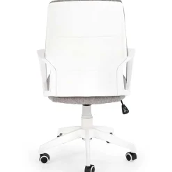 Garnero Arredamenti Poltrona design ufficio in tessuto beige bianco Nikki Hot